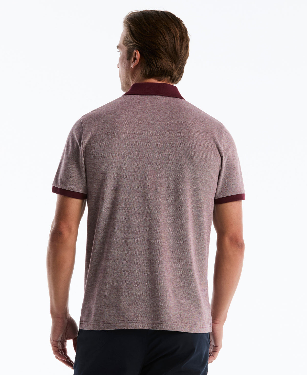 Original Penguin Birdseye Pique Degrade Striped Polo