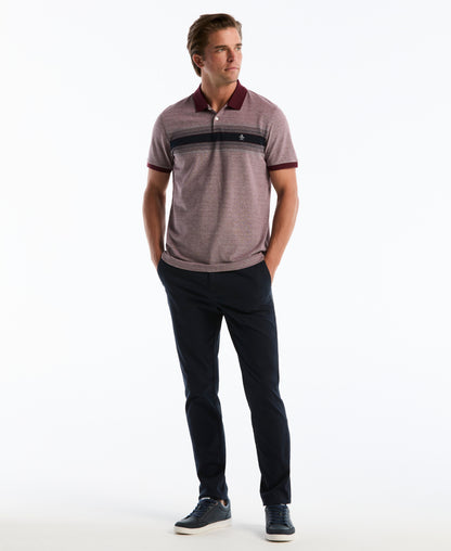 Original Penguin Birdseye Pique Degrade Striped Polo