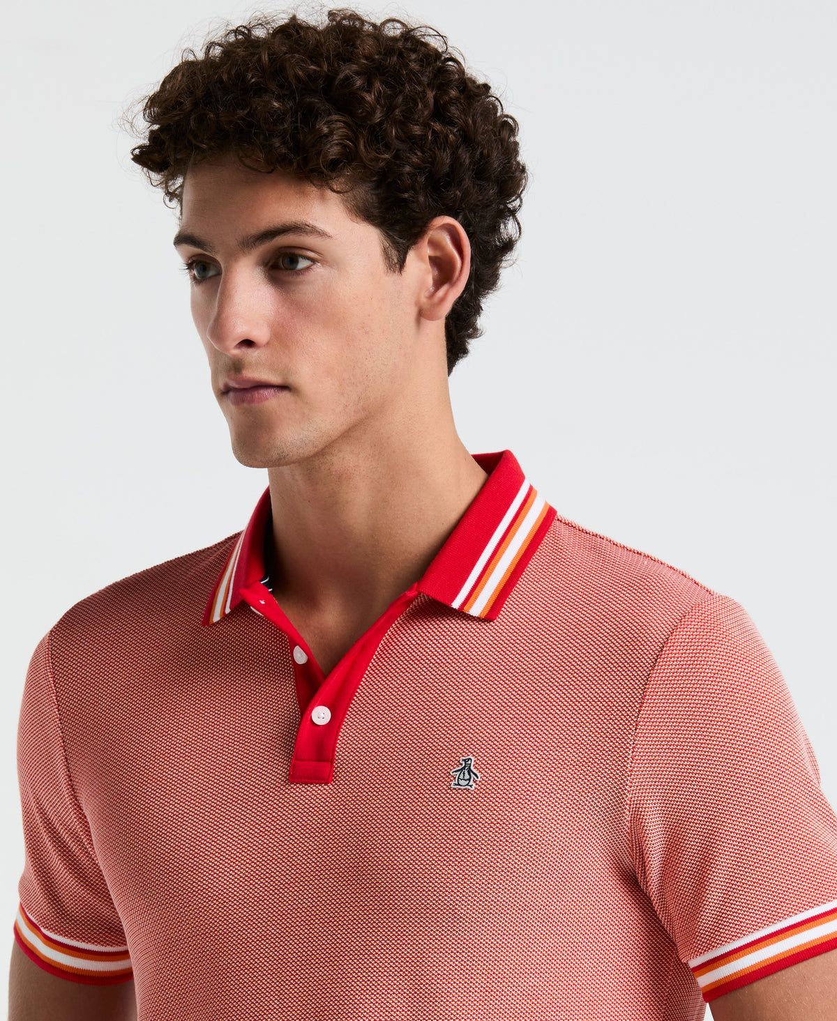 Original Penguin Birdseye Pique Tipped Polo