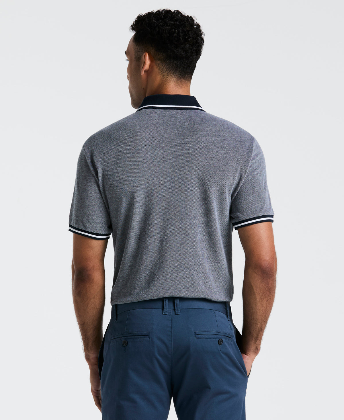 Original Penguin Birdseye Pique Tipped Polo