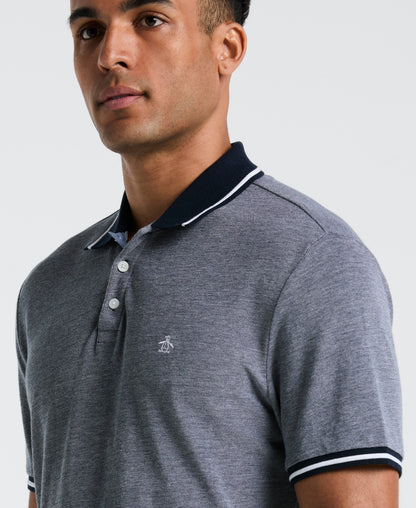 Original Penguin Birdseye Pique Tipped Polo