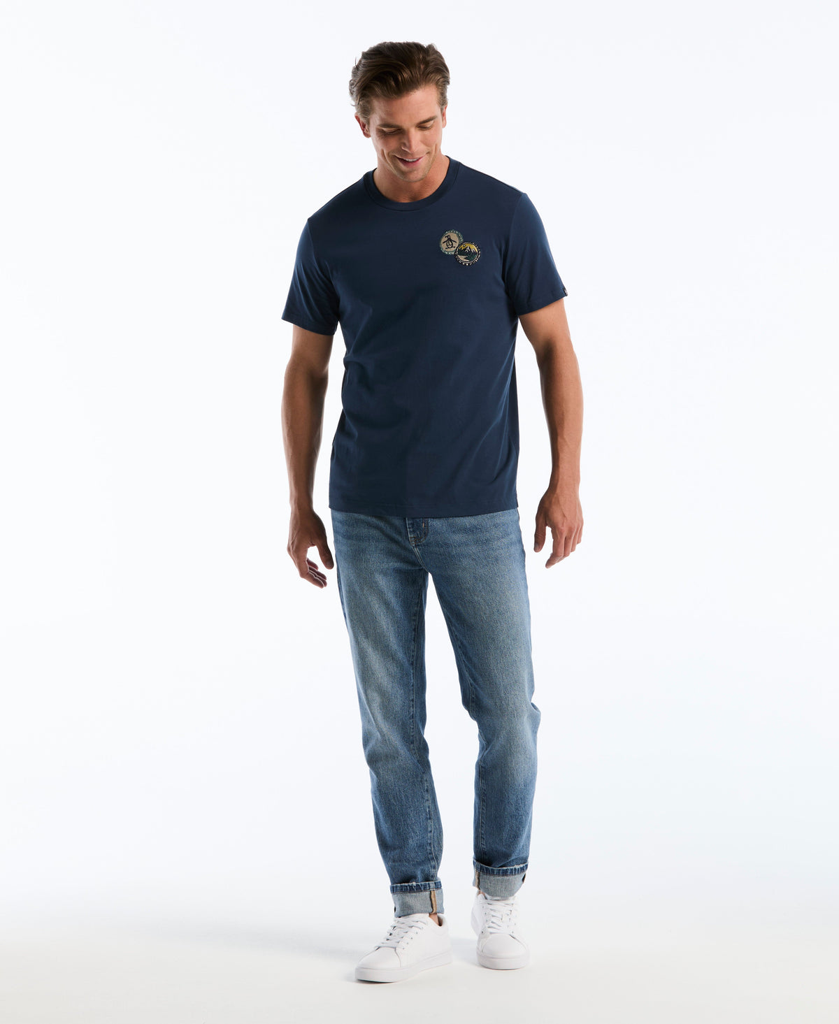Original Penguin Bottle Cap Graphic Tee