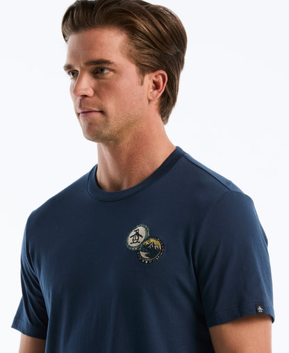 Original Penguin Bottle Cap Graphic Tee