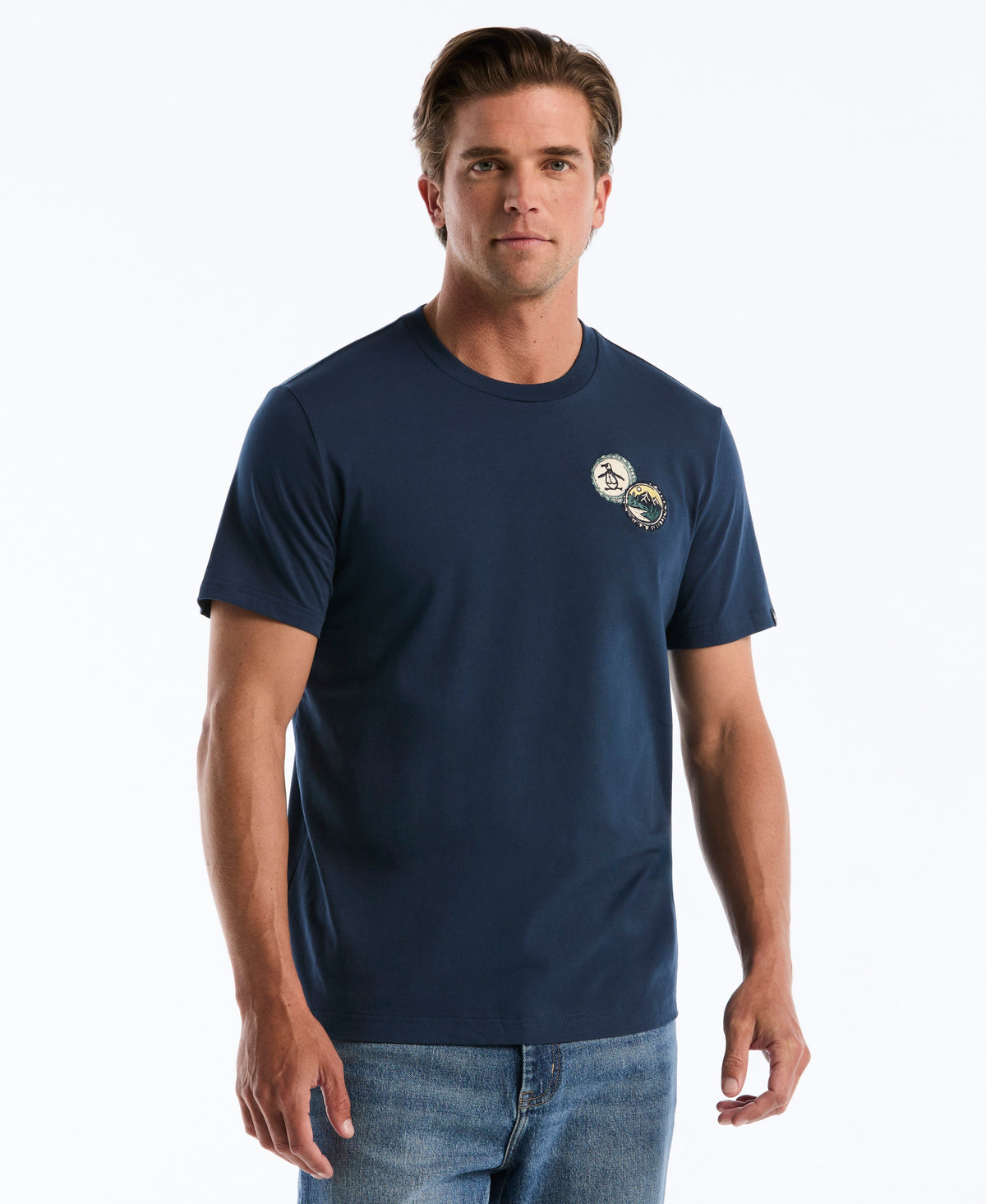 Original Penguin Bottle Cap Graphic Tee