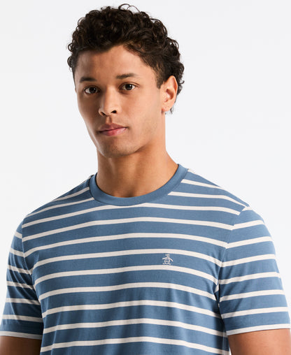 Original Penguin Breton Stripe Cotton Tee
