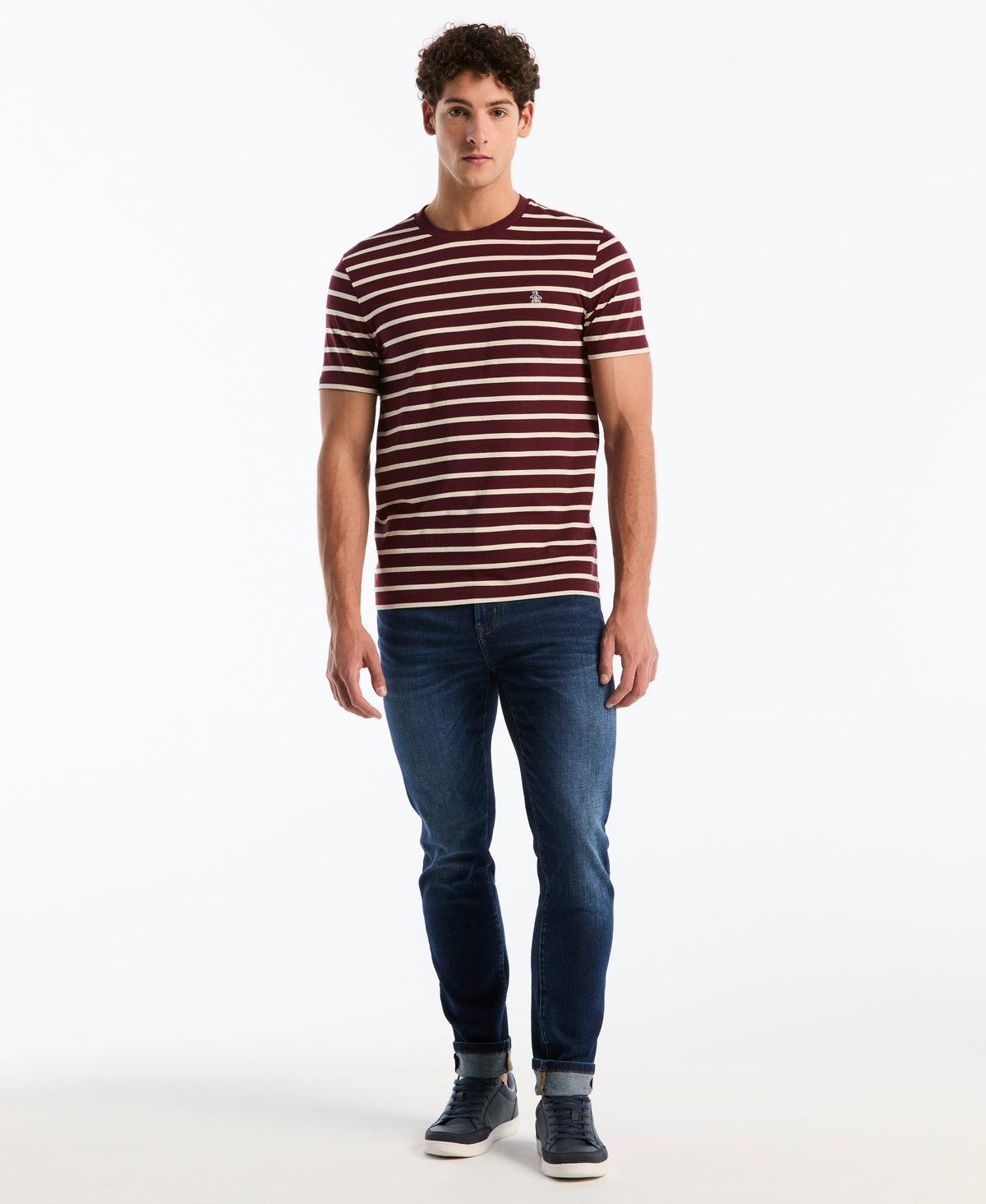 Original Penguin Breton Striped Organic Cotton Tee