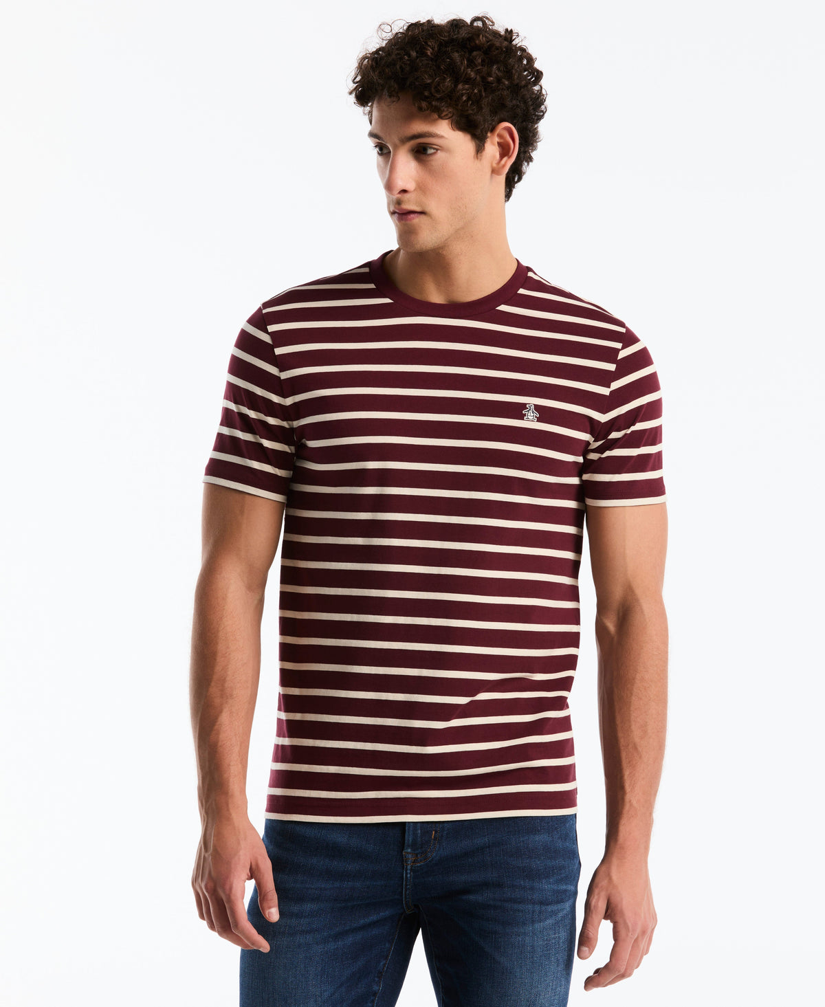 Original Penguin Breton Striped Organic Cotton Tee