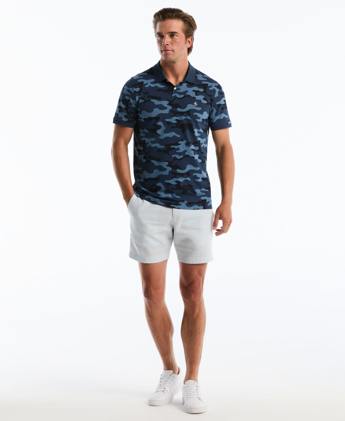 Original Penguin Camo Print Polo