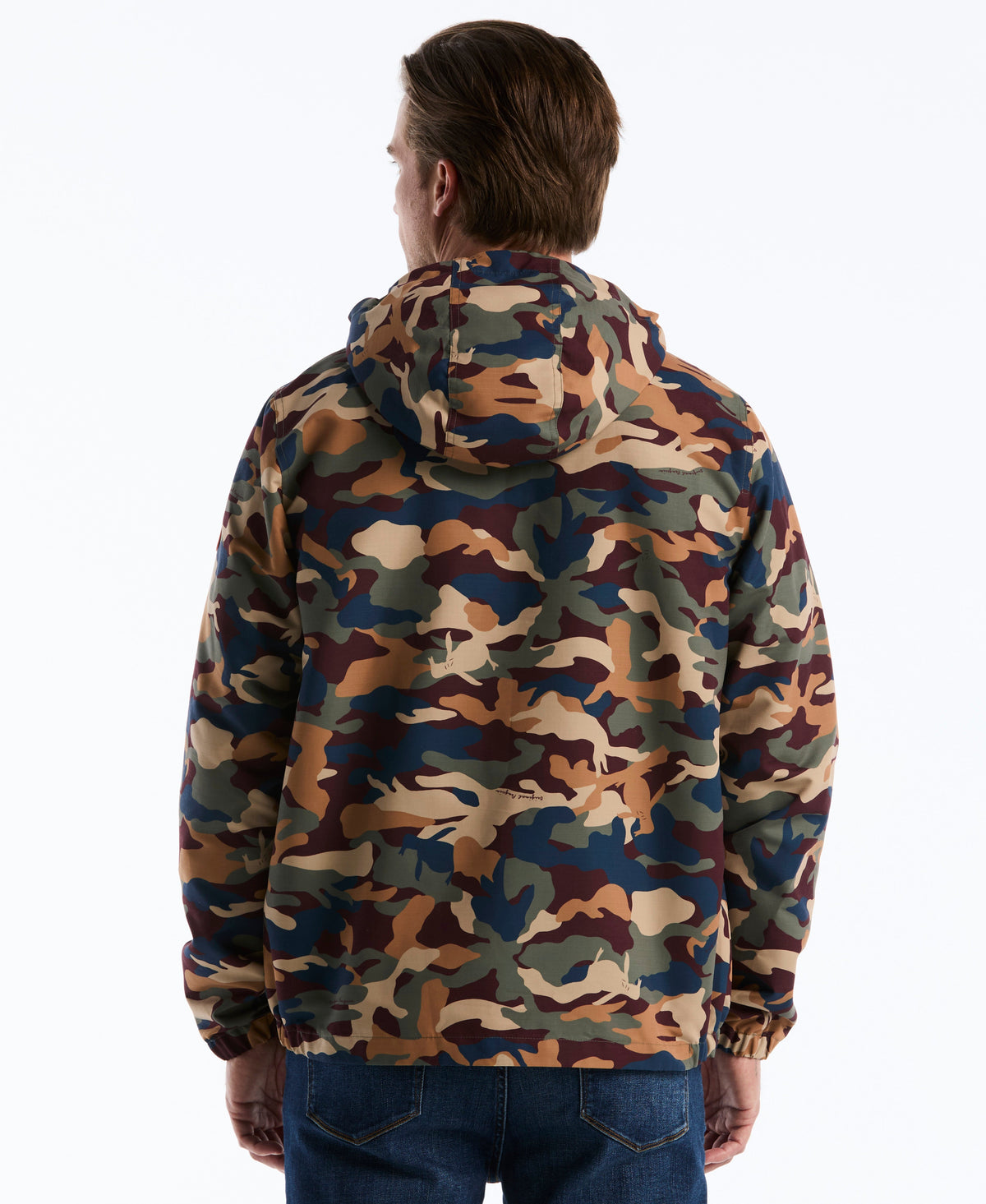 Original Penguin Camo Print Ripstop Windbreaker