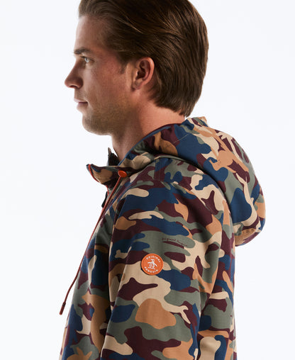 Original Penguin Camo Print Ripstop Windbreaker