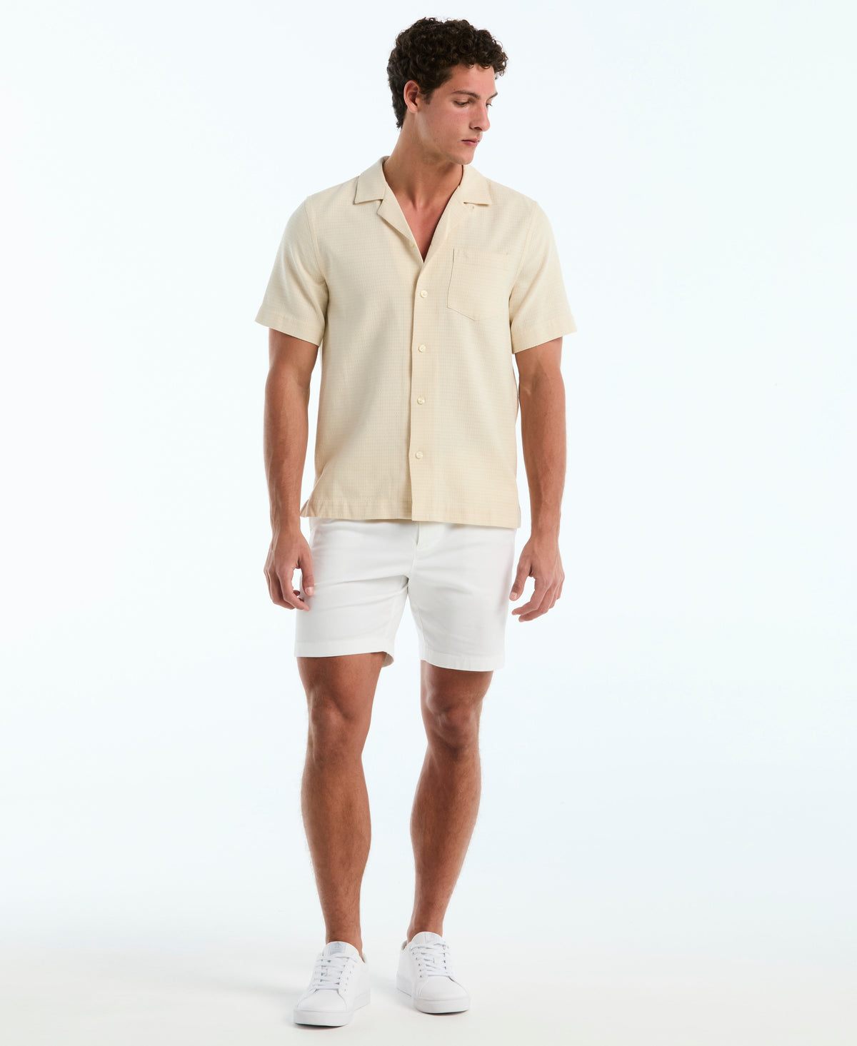 Original Penguin Camp Dobby Grid Pocket Shirt