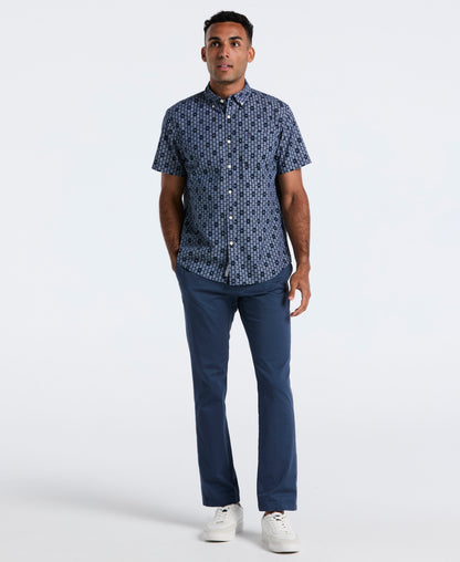 Original Penguin Cards Print Chambray Shirt
