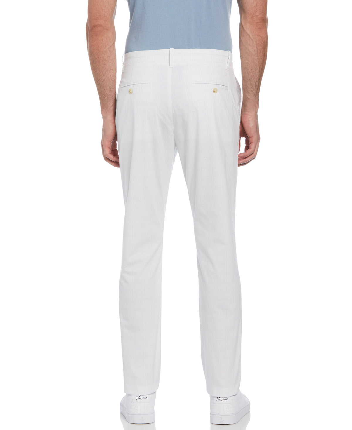 Original Penguin Check Pattern Slim Fit Chino