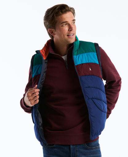 Original Penguin Colorblock Insulated Quilted Vest
