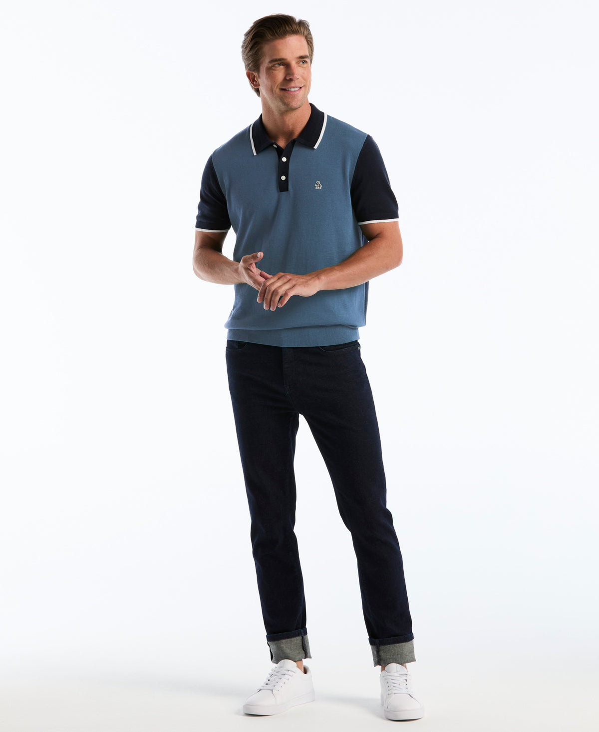 Original Penguin Colorblock Sweater Polo