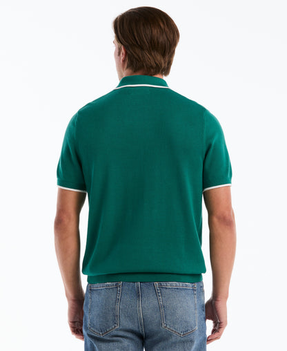 Original Penguin Contrast Tipped Sweater Polo