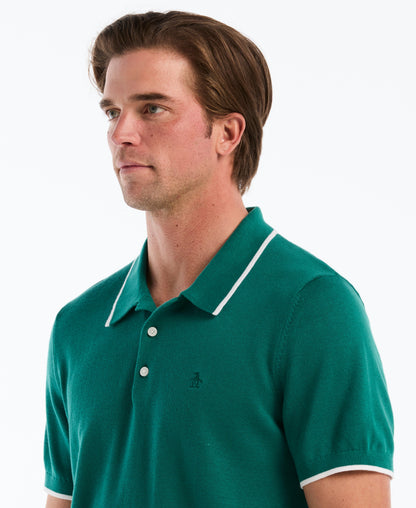 Original Penguin Contrast Tipped Sweater Polo
