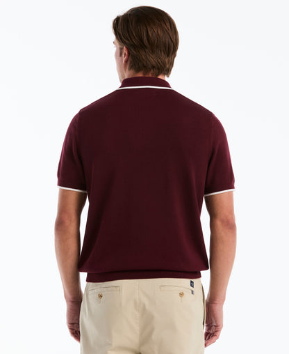 Original Penguin Contrast Tipped Sweater Polo