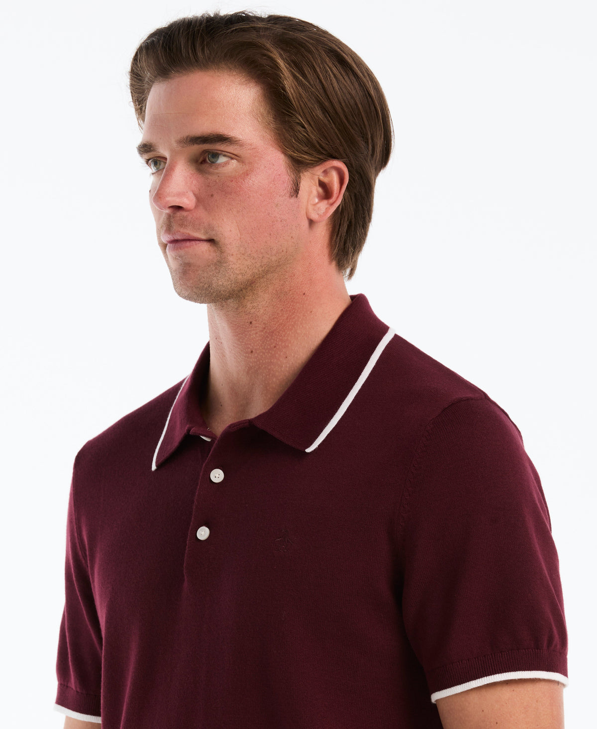 Original Penguin Contrast Tipped Sweater Polo