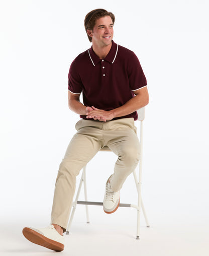 Original Penguin Contrast Tipped Sweater Polo