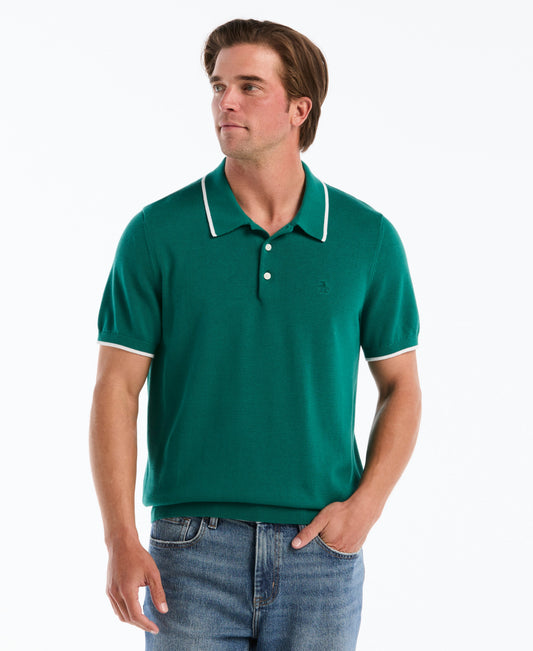 Original Penguin Contrast Tipped Sweater Polo