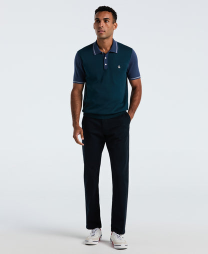 Original Penguin Cotton Colorblock Sweater Polo
