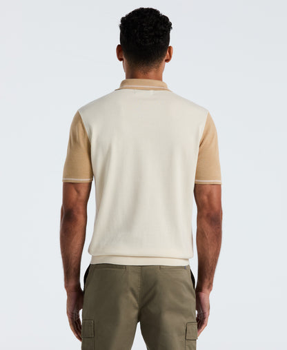 Original Penguin Cotton Colorblock Sweater Polo