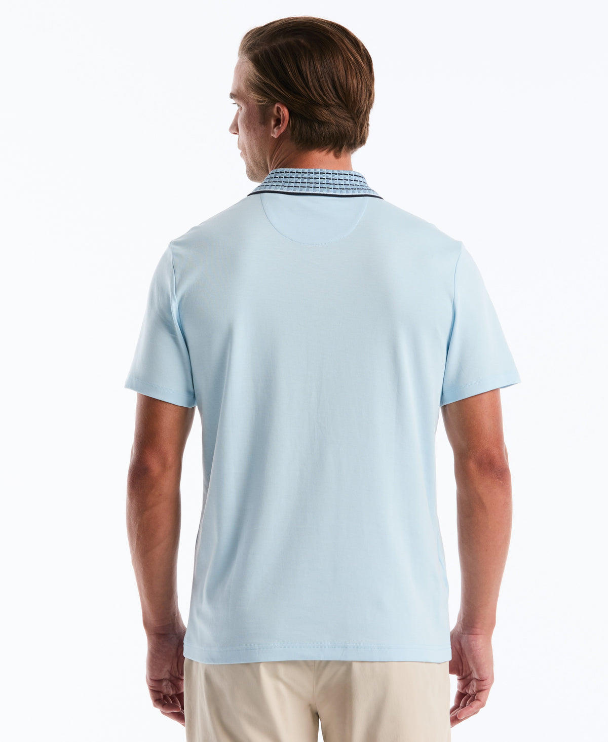 Original Penguin Cotton Interlock Novelty Stripe Polo