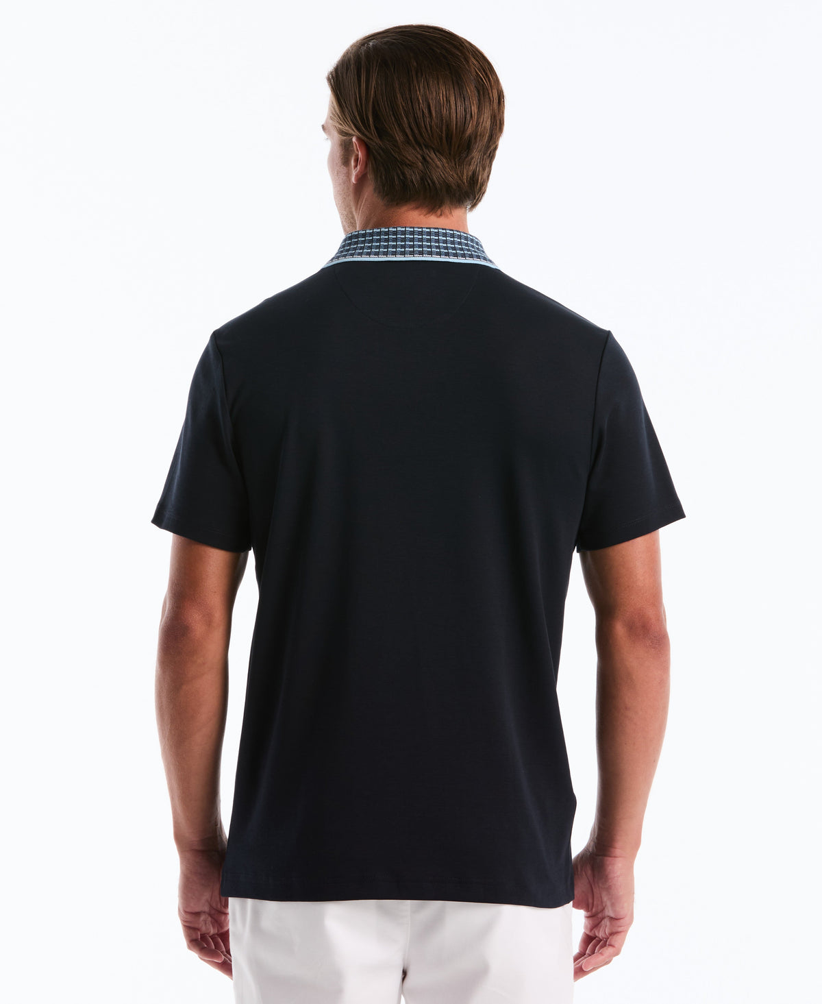 Original Penguin Cotton Interlock Novelty Stripe Polo