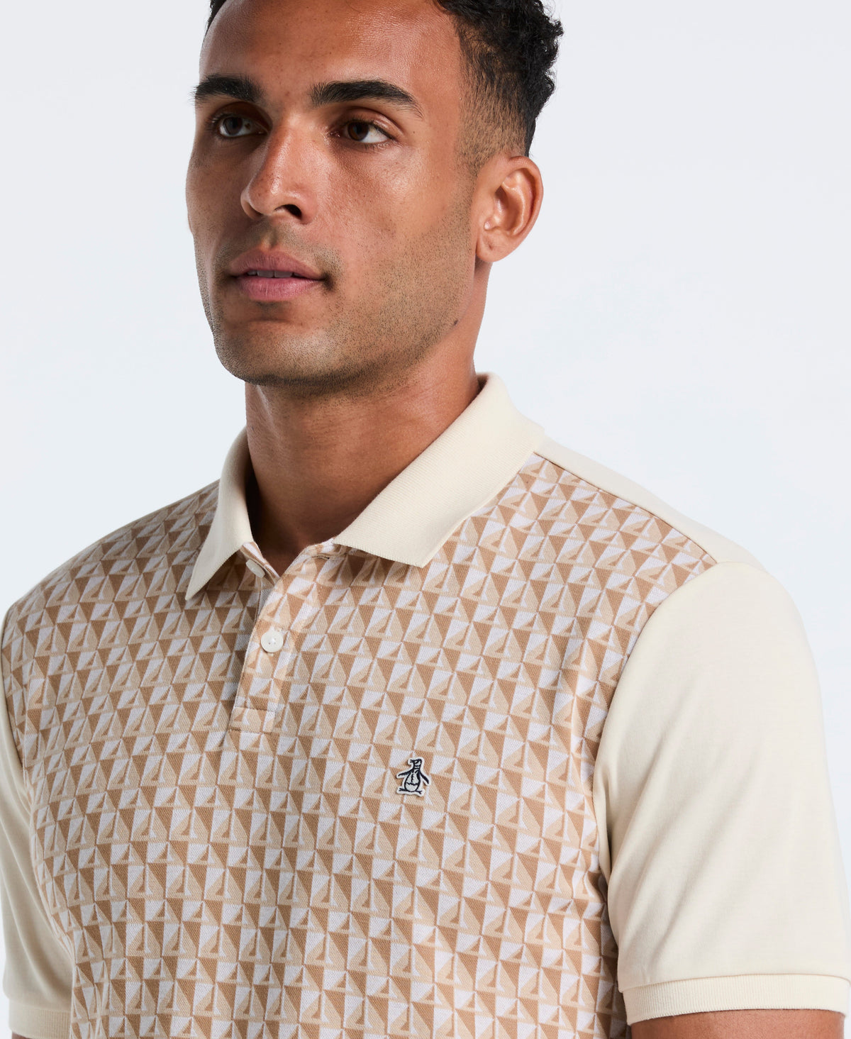 Original Penguin Cotton Martini Print Polo