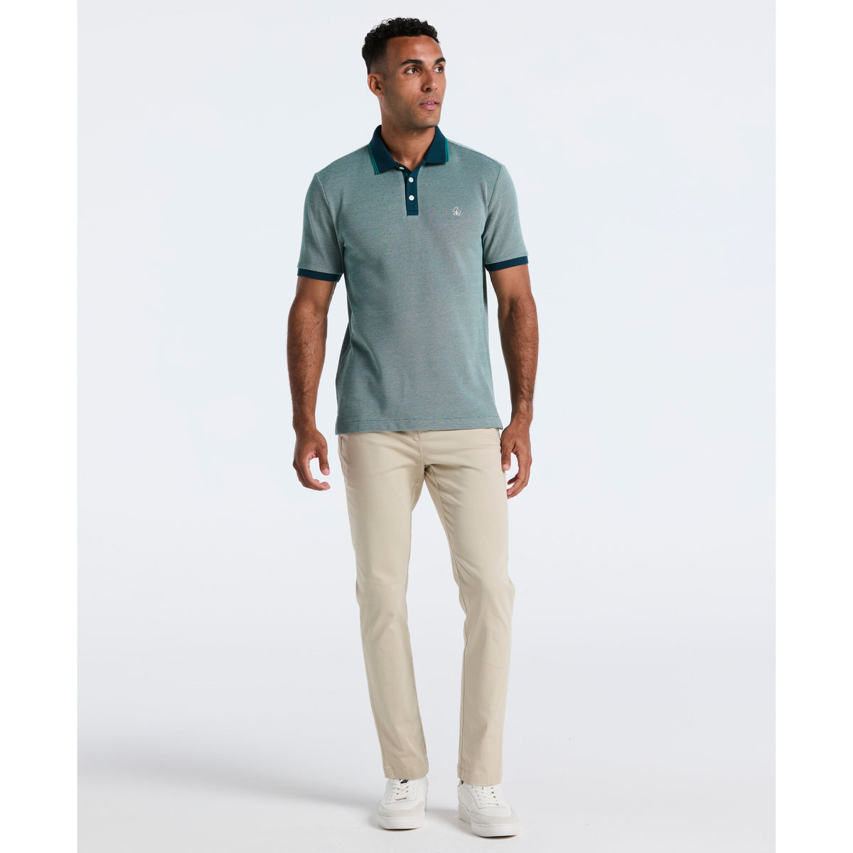 Original Penguin Cotton Tricolor Pique Polo
