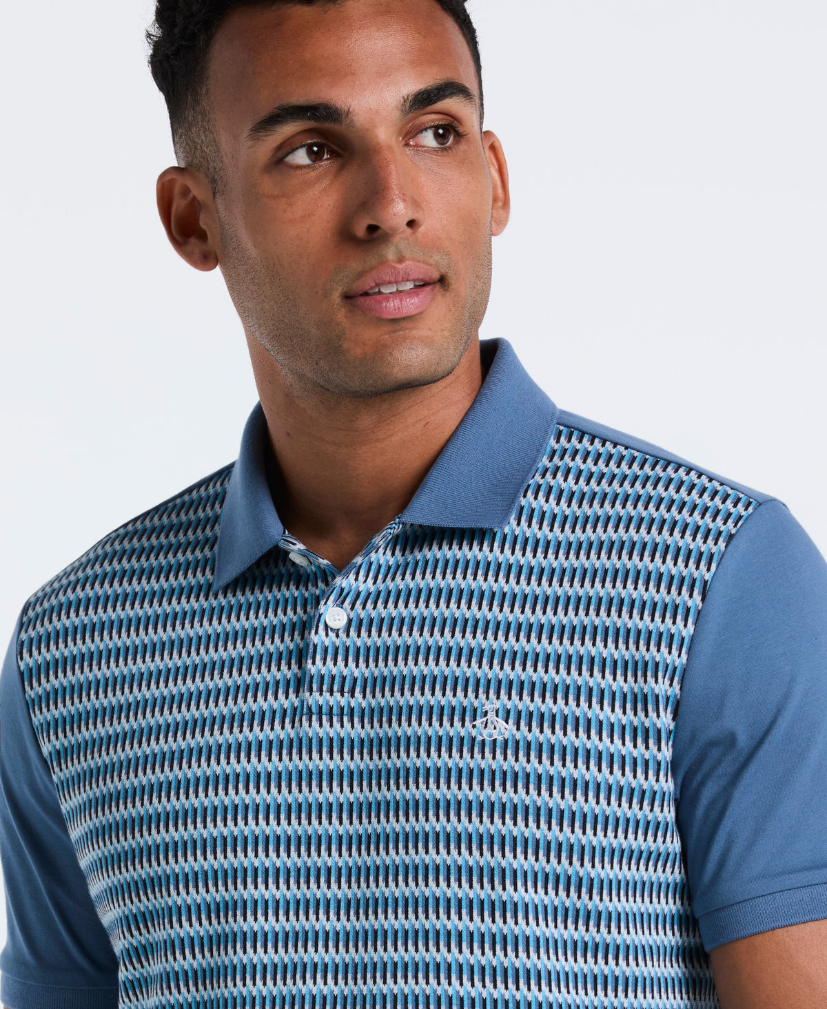 Original Penguin Cotton Zig Zag Polo