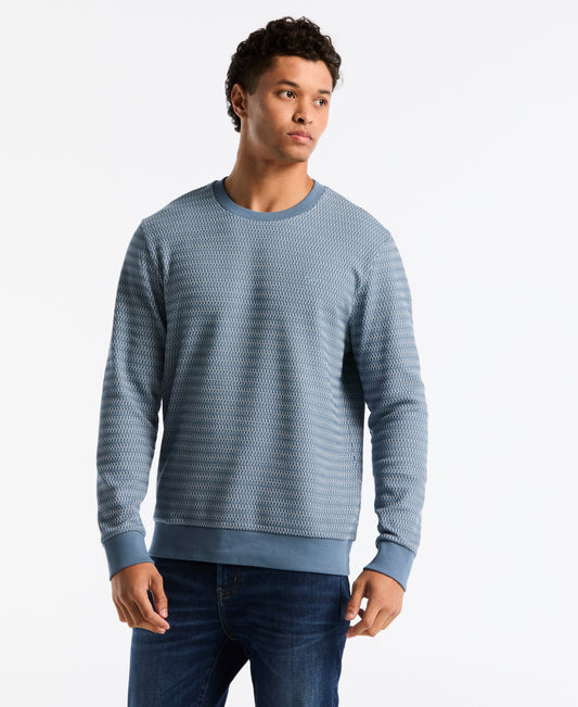 Original Penguin Crochet Knit Crewneck