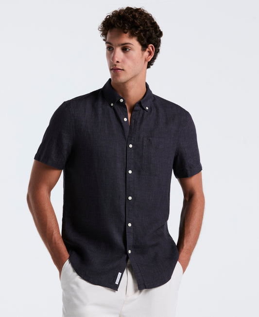 Original Penguin Delave Weave Short Sleeve Shirt