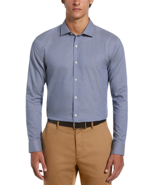 Original Penguin Dobby Chambray Print Dress Shirt
