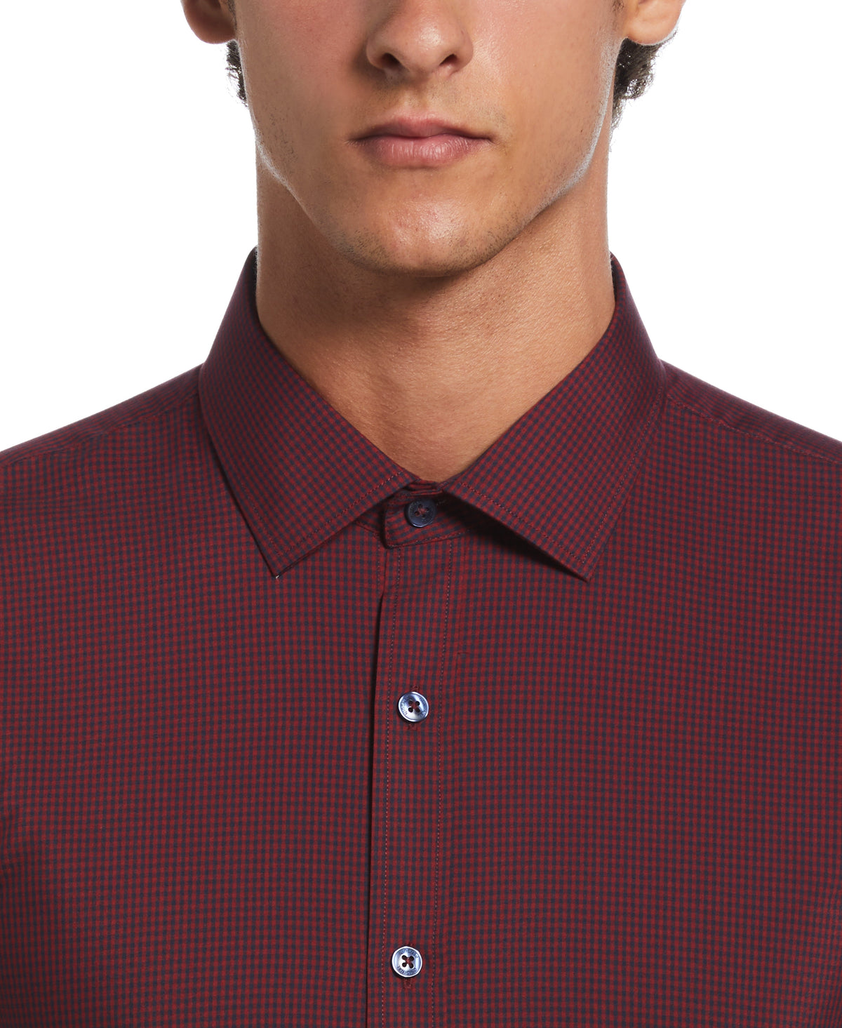 Original Penguin Dobby Chambray Print Dress Shirt