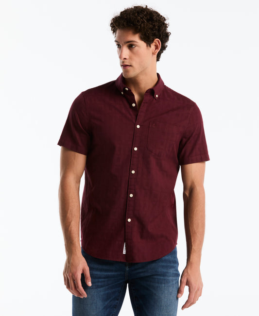 Original Penguin Dobby Check Textured Shirt