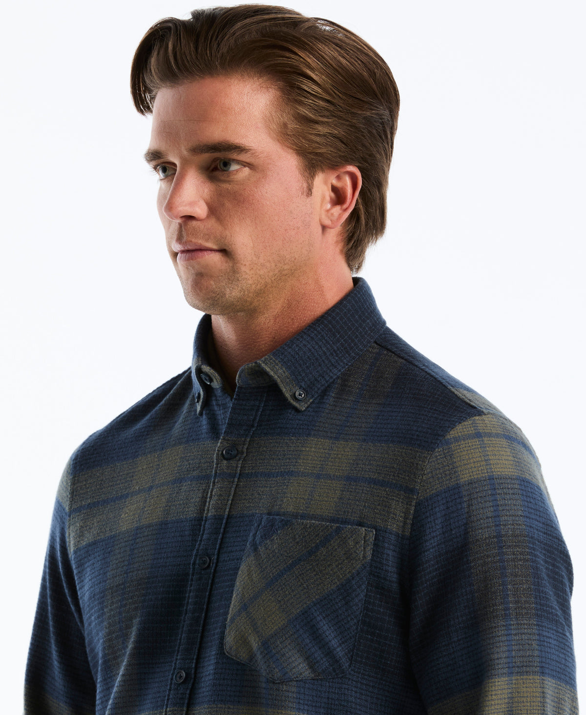 Original Penguin Dobby Flannel Plaid Shirt
