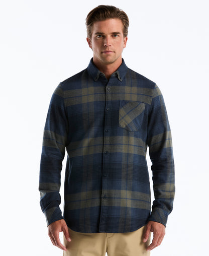 Original Penguin Dobby Flannel Plaid Shirt