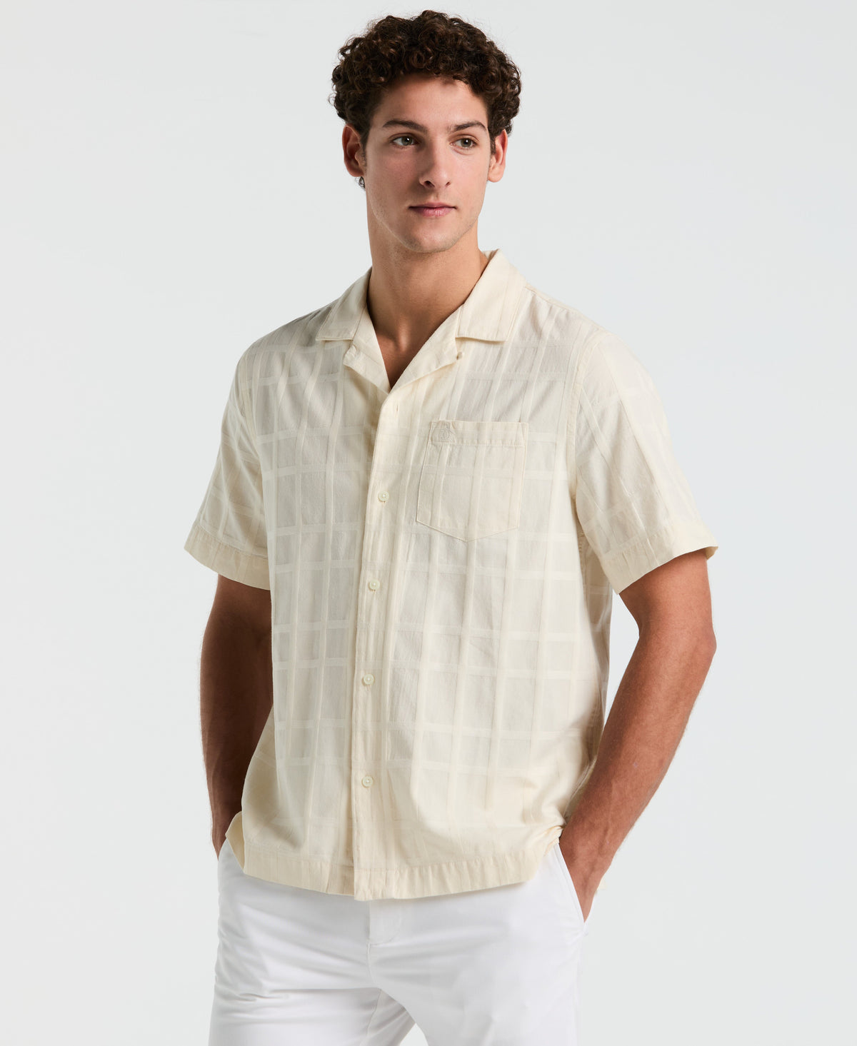 Original Penguin Dobby Tonal Plaid Shirt