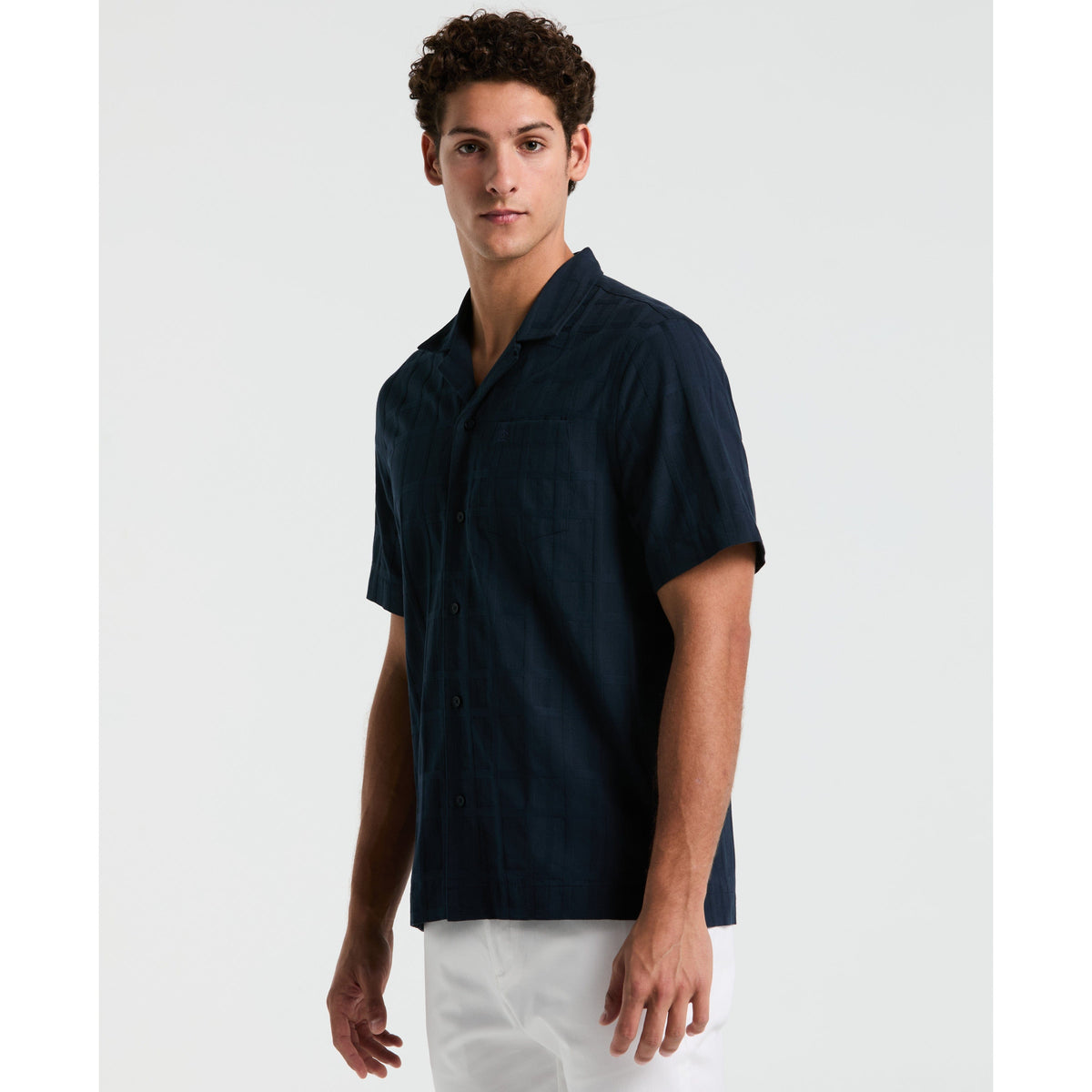 Original Penguin Dobby Tonal Plaid Shirt
