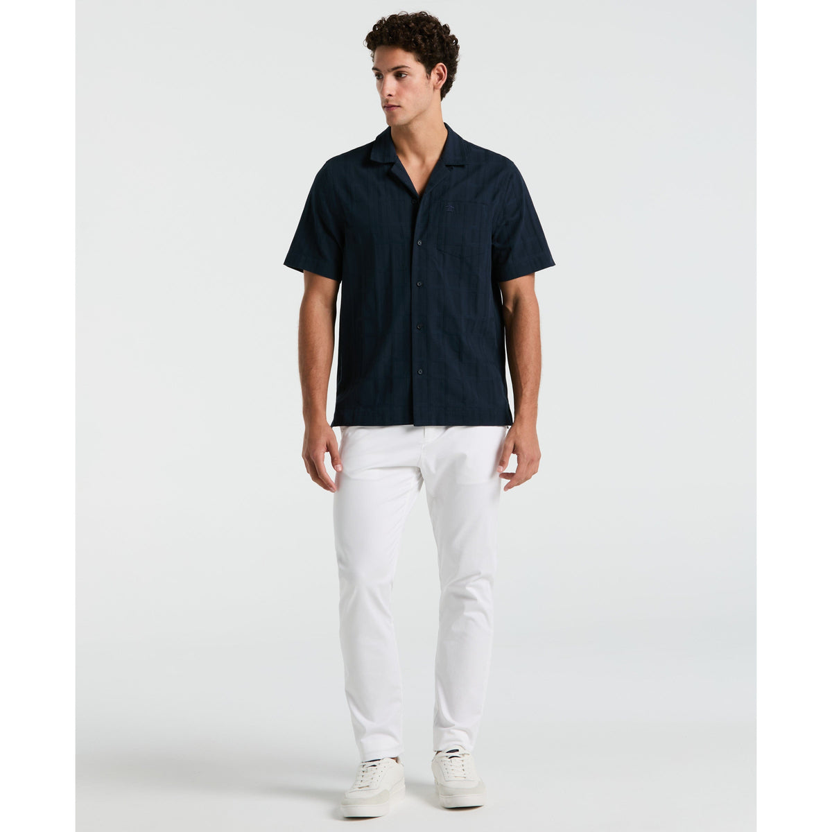 Original Penguin Dobby Tonal Plaid Shirt