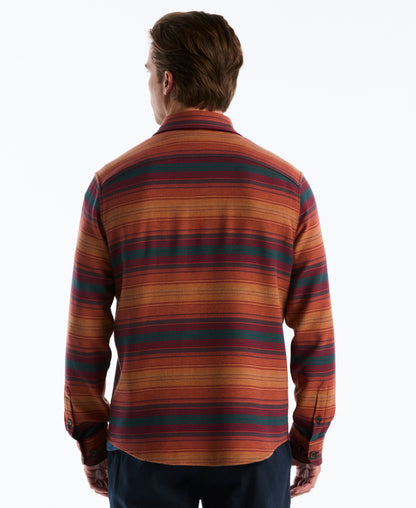 Original Penguin Double Cloth Stripe Overshirt