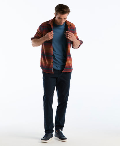 Original Penguin Double Cloth Stripe Overshirt