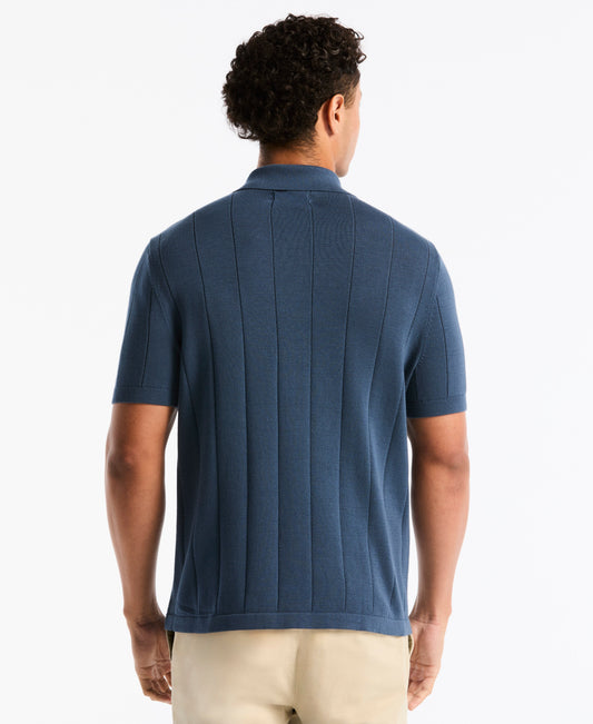 Original Penguin Drop Needle Button Front Sweater Polo