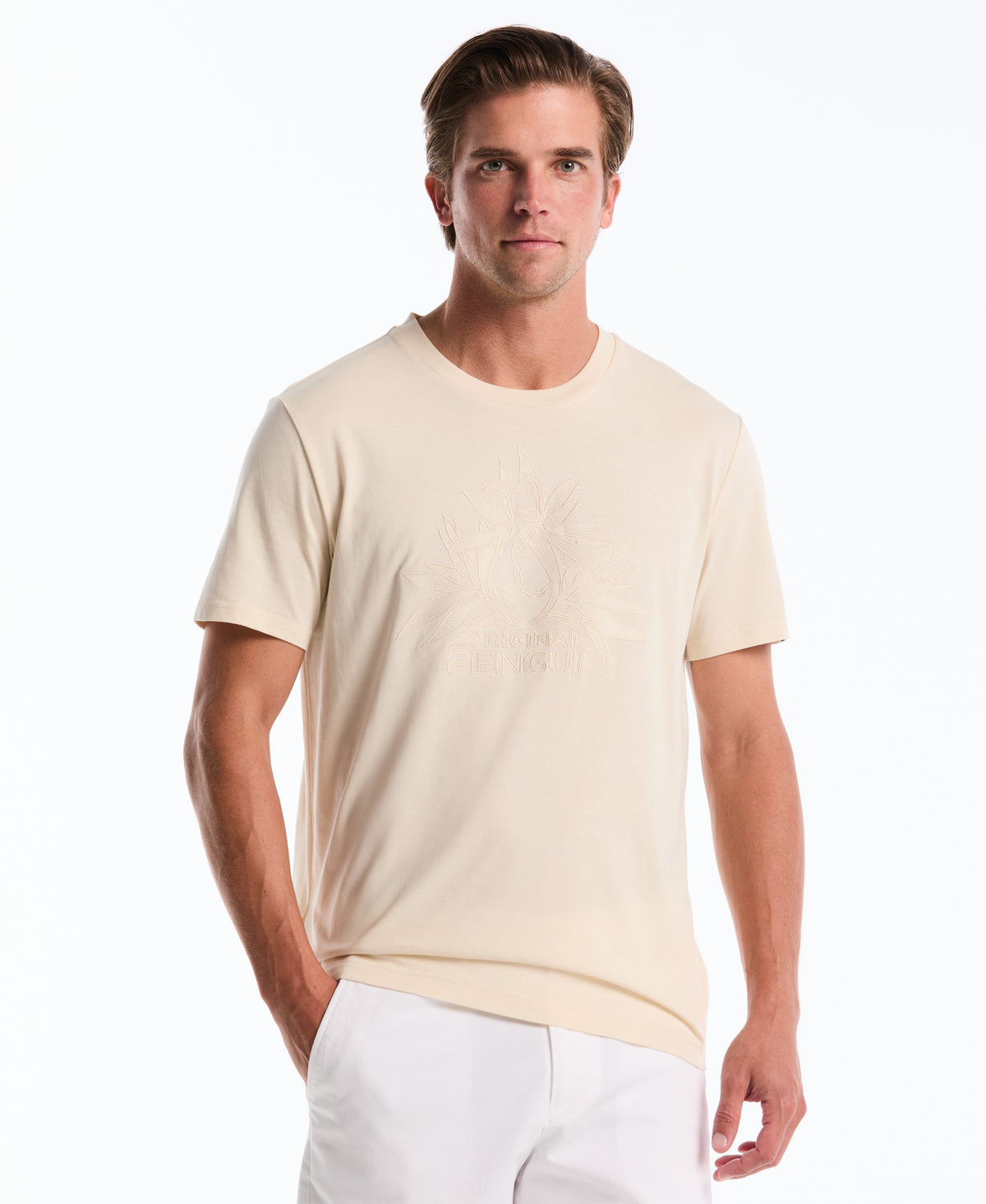 Original Penguin Embroidered Bloom Pete Jersey Tee