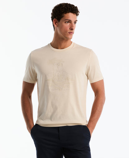 Original Penguin Embroidered Lei Graphic Jersey Tee