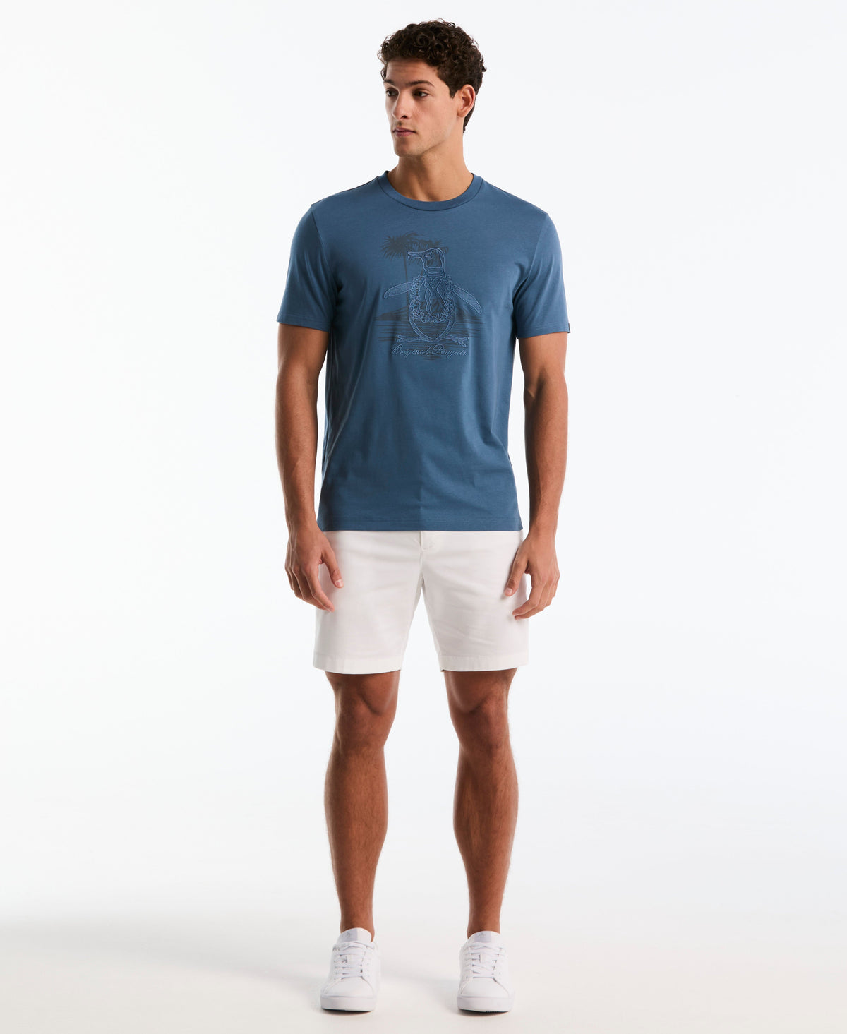 Original Penguin Embroidered Lei Graphic Jersey Tee