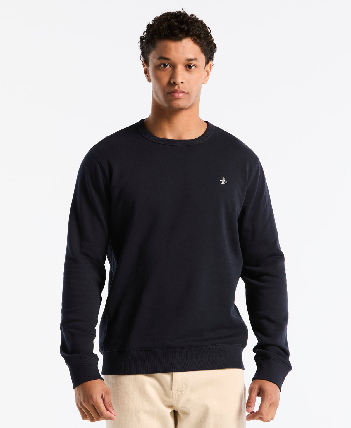Original Penguin Embroidered Pete Fleece Crewneck