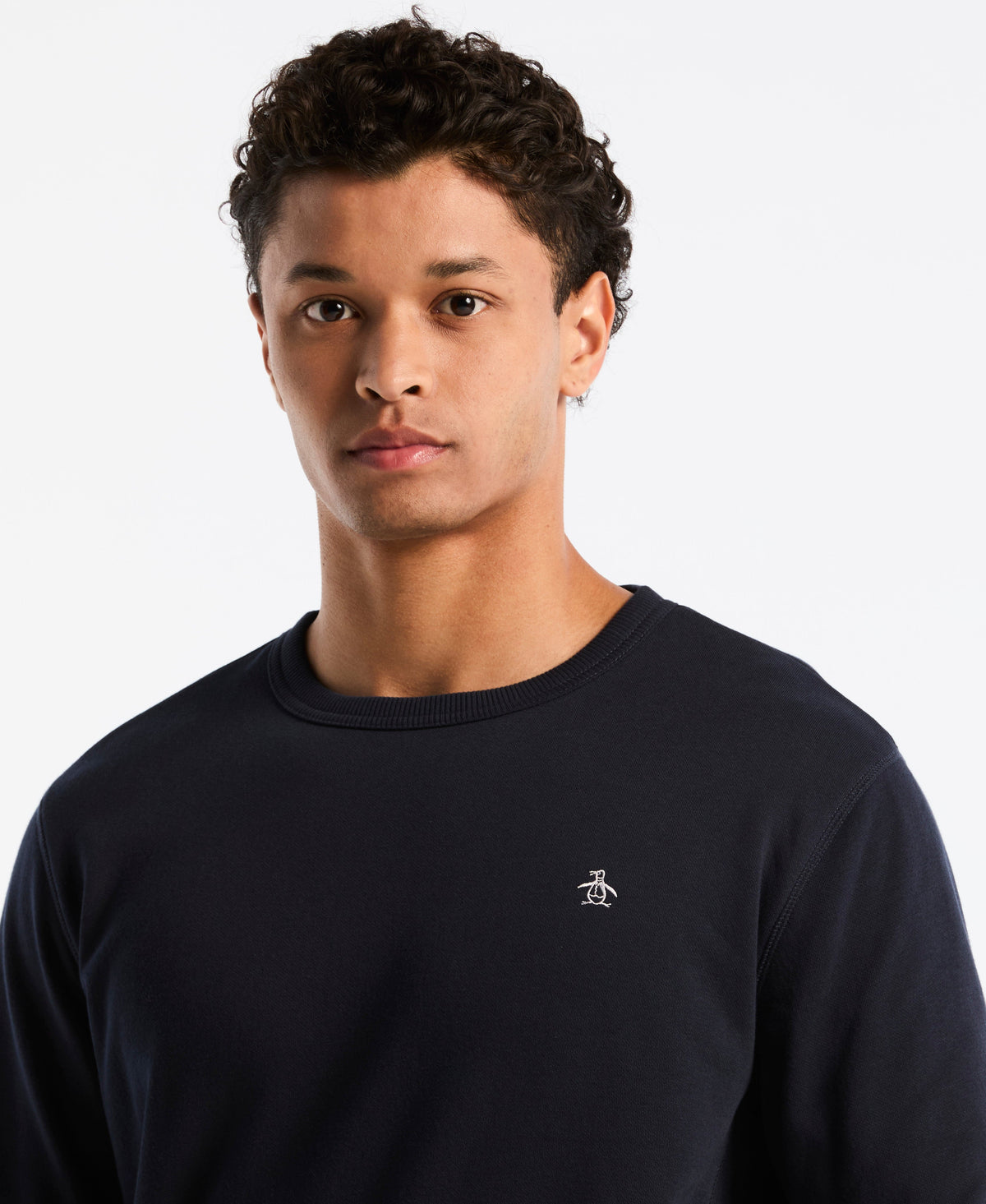 Original Penguin Embroidered Pete Fleece Crewneck